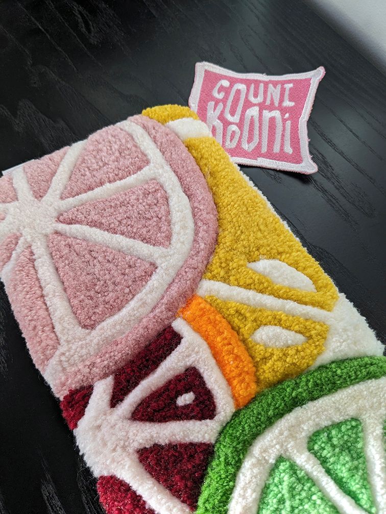 Mini tapis de rondelles de fruits