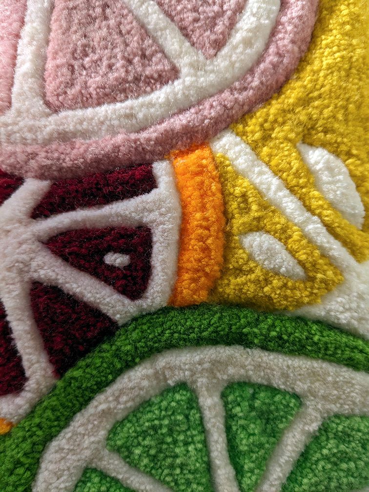 Mini tapis de rondelles de fruits