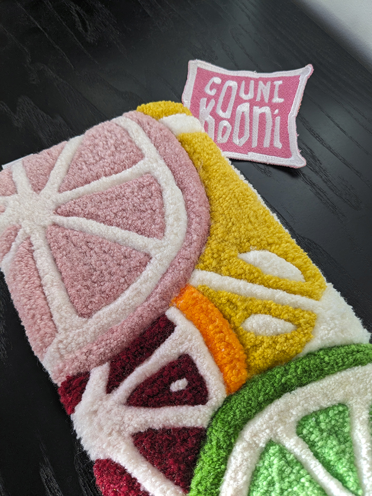 Mini tapis de rondelles de fruits