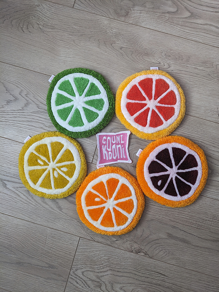 Set 5 fruit slices